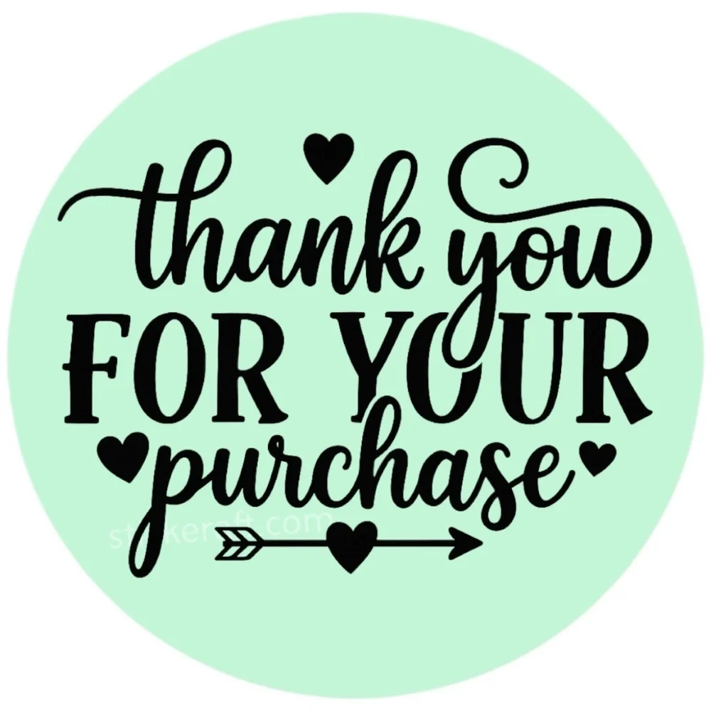 Thank You for Your Purchase Stickers – 2